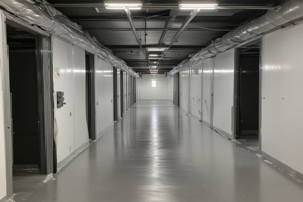 Final quality inspection and walkthrough of cleaned space