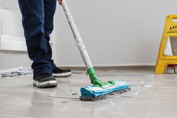 Post-construction cleaning service