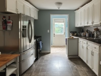 Kitchen after cleaning - spotless and organized