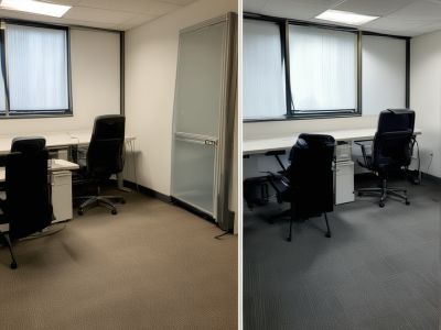 After - office space after professional commercial cleaning