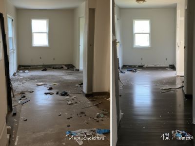 After - bathroom after professional deep cleaning service