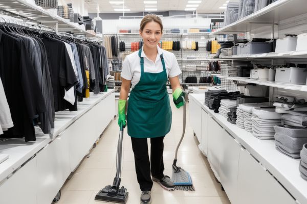 Retail store cleaning service