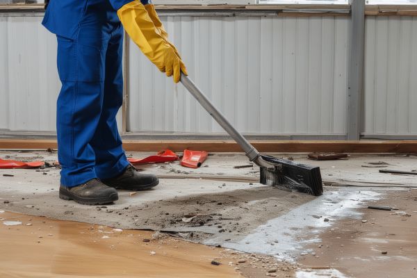 Post-construction cleanup service