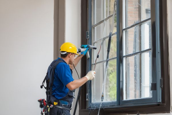 Post-construction cleaning after renovation and building work